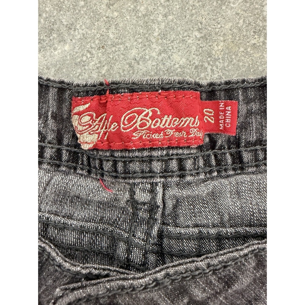 Vintage Apple Bottoms Jeans Women's Size 20 Black 90'S Y2K Pants‎ HipHop Nelly - Picture 3 of 12